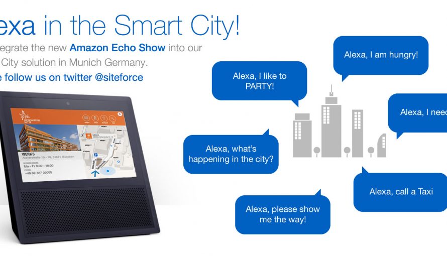 smart cities Alexa Echo Show skill from SmarterCity.Solutions